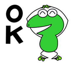 Frog sticker "Masajii" sticker #2255115