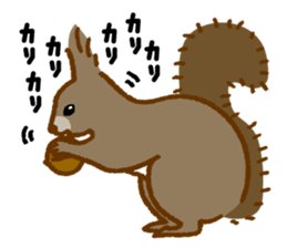 Sciurus-EZO,JAPAN sticker #2255615