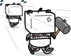 Robot animal PANDA sticker #2255869