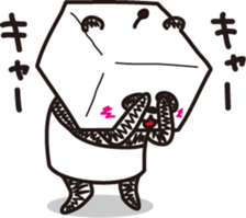 Robot animal PANDA sticker #2255884