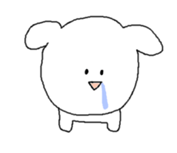 white and friend. sticker #2255929