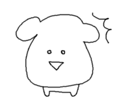 white and friend. sticker #2255930