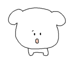 white and friend. sticker #2255931