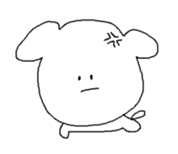 white and friend. sticker #2255933