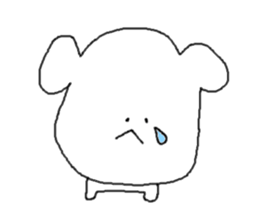 white and friend. sticker #2255934