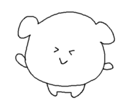 white and friend. sticker #2255935