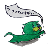 Green cat(group-talk) sticker #2256143