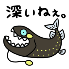 Sticker of the deep sea creature sticker #2257463