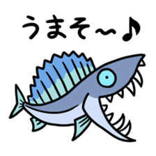 Sticker of the deep sea creature sticker #2257473