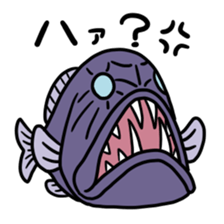 Sticker of the deep sea creature sticker #2257476