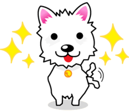 Polki happy dog sticker #2257496