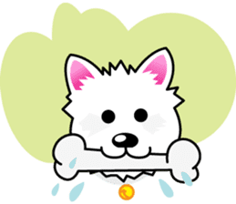 Polki happy dog sticker #2257502