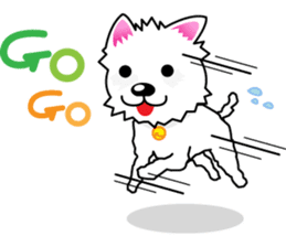 Polki happy dog sticker #2257504