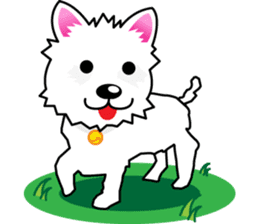 Polki happy dog sticker #2257505