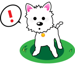 Polki happy dog sticker #2257506