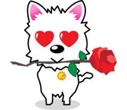 Polki happy dog sticker #2257509