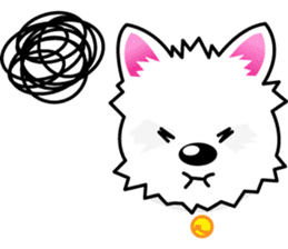 Polki happy dog sticker #2257518