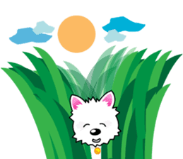 Polki happy dog sticker #2257522
