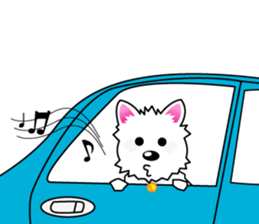 Polki happy dog sticker #2257523