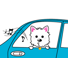 Polki happy dog sticker #2257523