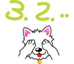 Polki happy dog sticker #2257524