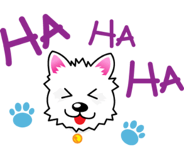 Polki happy dog sticker #2257525