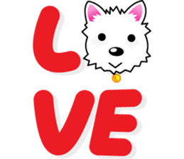 Polki happy dog sticker #2257527