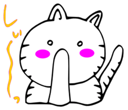 A cat and fruit sticker #2257876