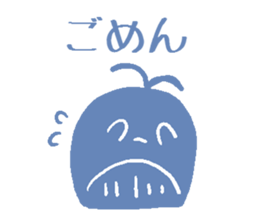 Shortage of water whale sticker #2257933