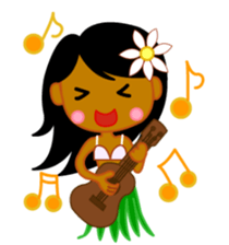 Tiare came to Hawaii!! sticker #2257970
