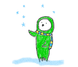 wakamekun of winter sticker #2258297