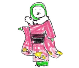 wakamekun of winter sticker #2258330