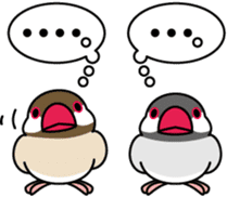 Java sparrow "Bun-cho" sticker #2258377