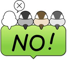 Java sparrow "Bun-cho" sticker #2258382