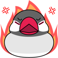 Java sparrow "Bun-cho" sticker #2258387