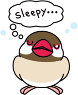 Java sparrow "Bun-cho" sticker #2258394