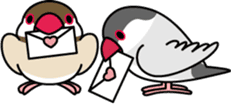 Java sparrow "Bun-cho" sticker #2258408