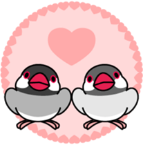 Java sparrow "Bun-cho" sticker #2258409
