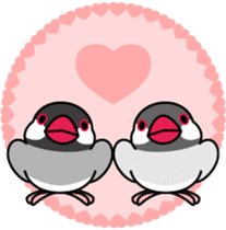 Java sparrow "Bun-cho" sticker #2258409
