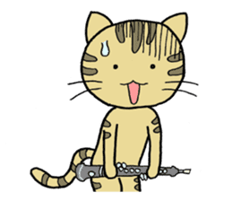 Oboe Kitty sticker #2259243