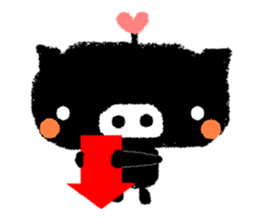 black BUTAPAN(Silence type) sticker #2259576