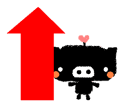 black BUTAPAN(Silence type) sticker #2259577