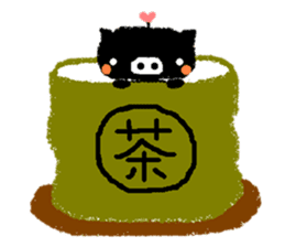 black BUTAPAN(Silence type) sticker #2259581