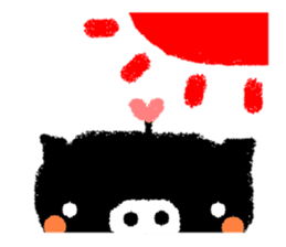 black BUTAPAN(Silence type) sticker #2259582