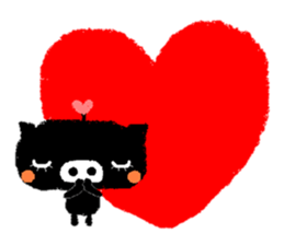 black BUTAPAN(Silence type) sticker #2259584