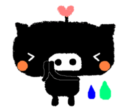 black BUTAPAN(Silence type) sticker #2259587