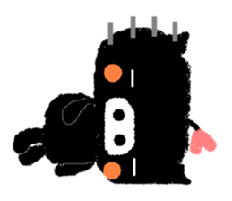 black BUTAPAN(Silence type) sticker #2259594