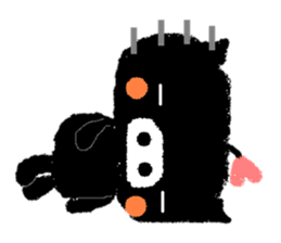 black BUTAPAN(Silence type) sticker #2259594