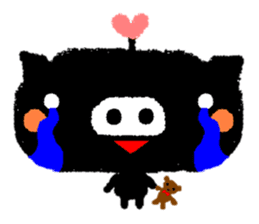 black BUTAPAN(Silence type) sticker #2259598