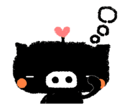 black BUTAPAN(Silence type) sticker #2259615